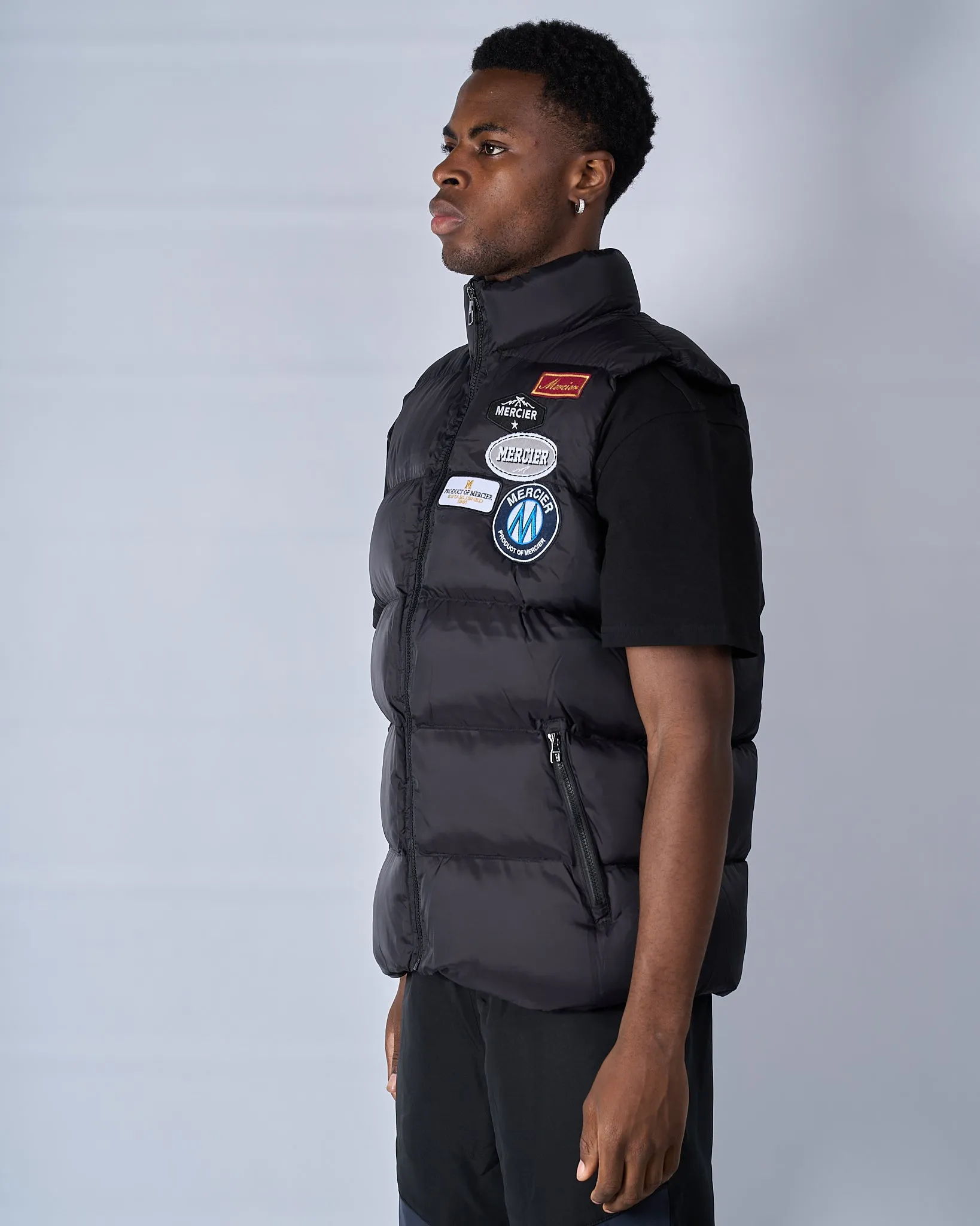 Black Mercier OG Badge Gilet