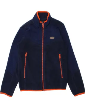 BRUGI Boys Fleece Gilet 8-9 Years Navy Blue Colourblock