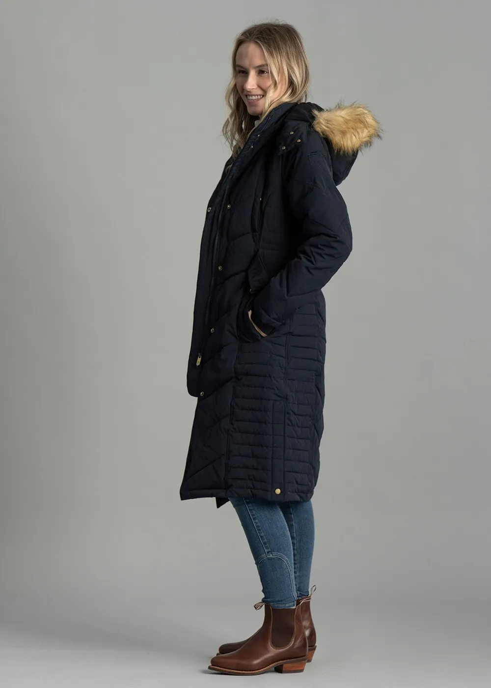 Charlotte Padded Longline Coat