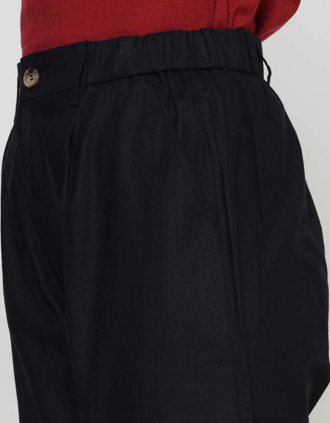 Connexion Linen Wide Celana Panjang Wanita