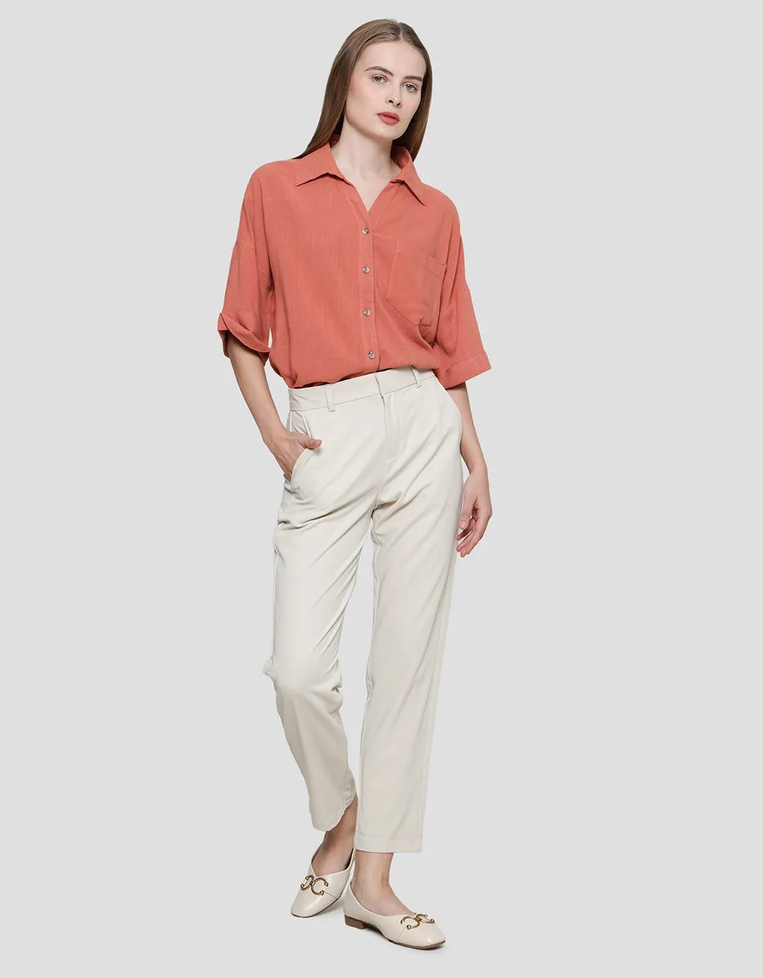 Connexion Viscose Simple Celana Panjang Wanita