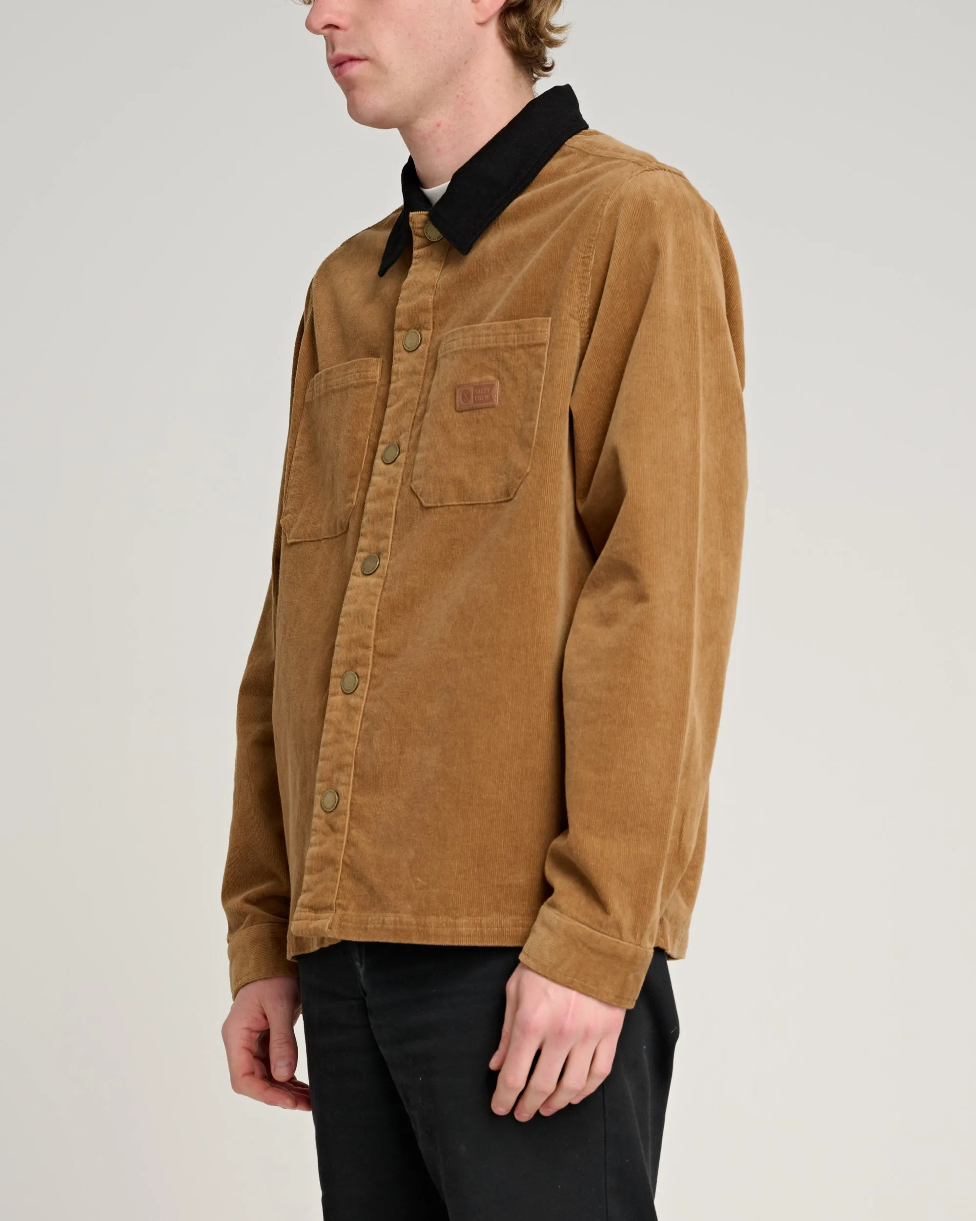 Cord Shacket - Tan