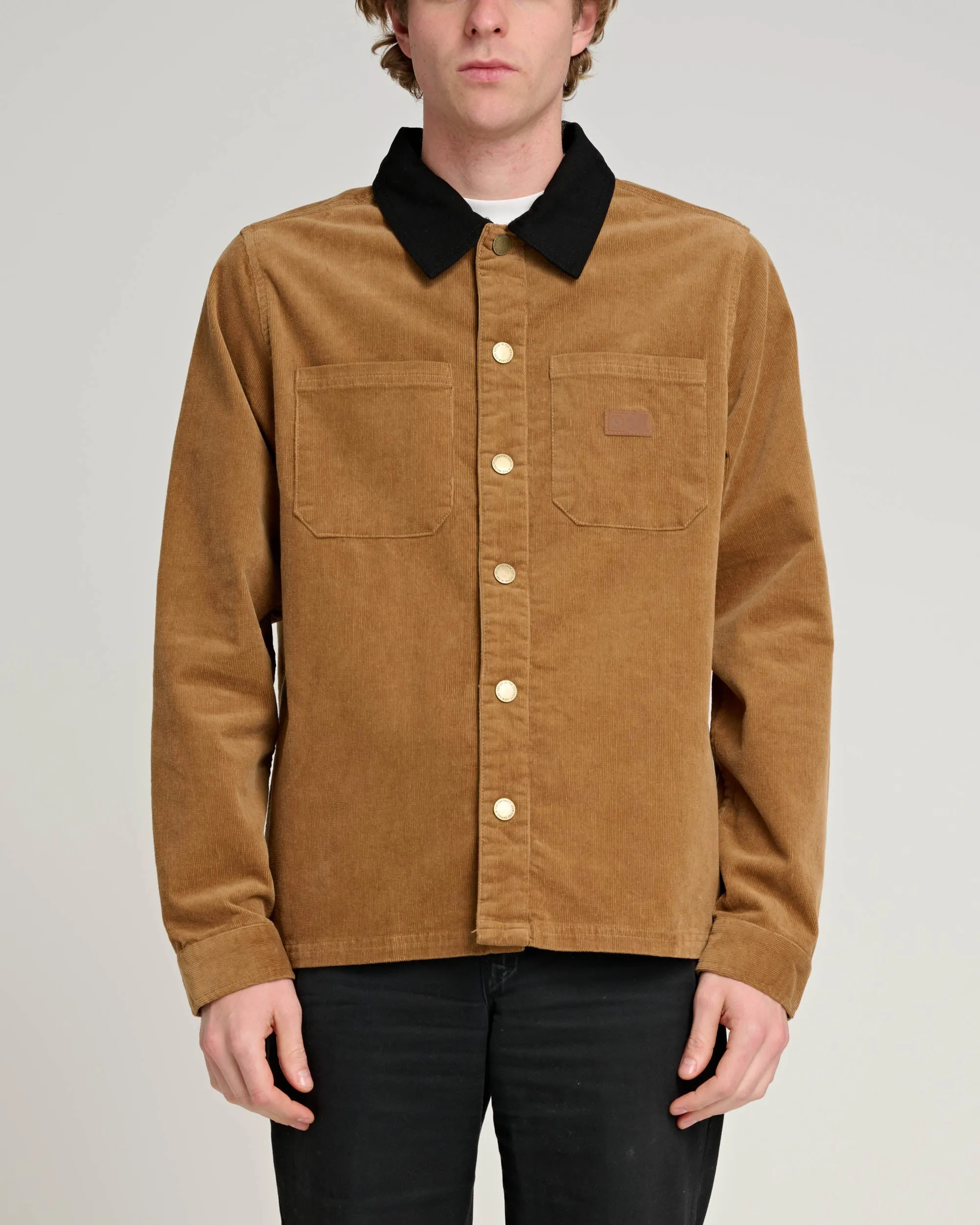 Cord Shacket - Tan