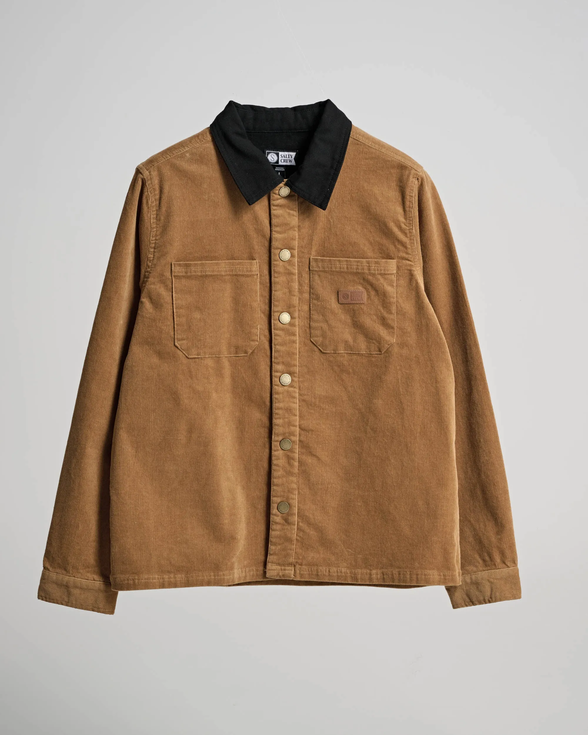 Cord Shacket - Tan