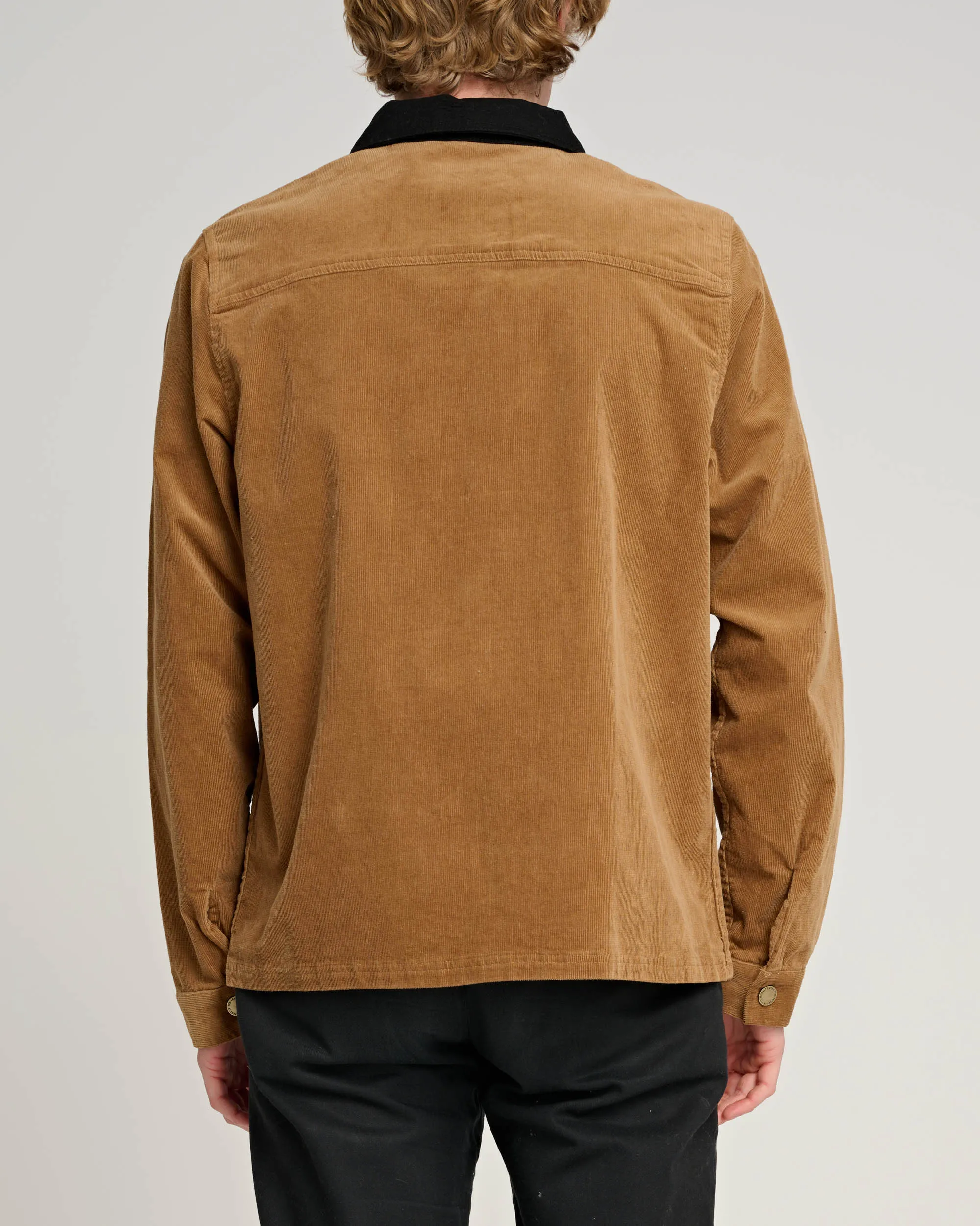 Cord Shacket - Tan