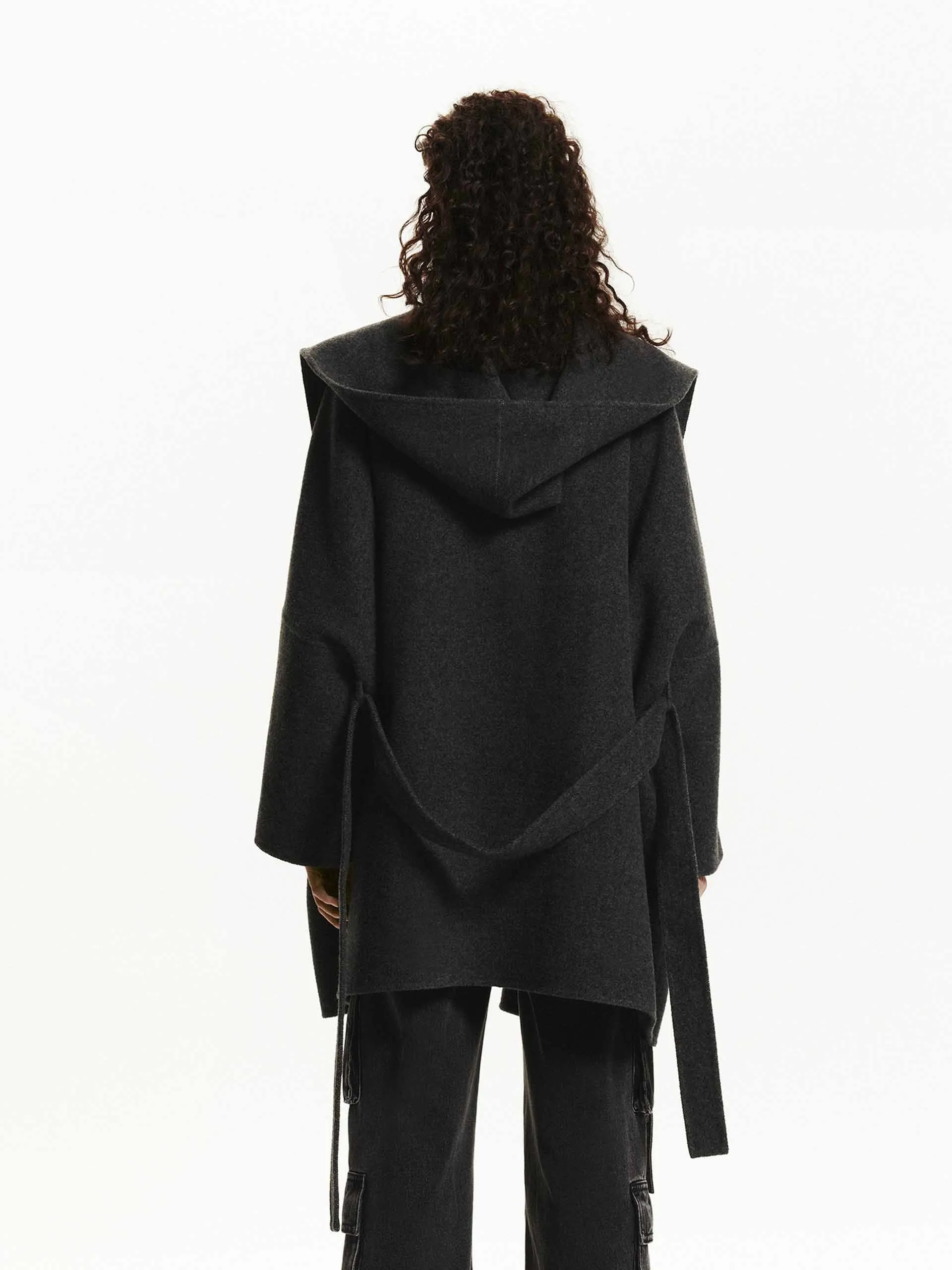 Double Sided Hooded Coat