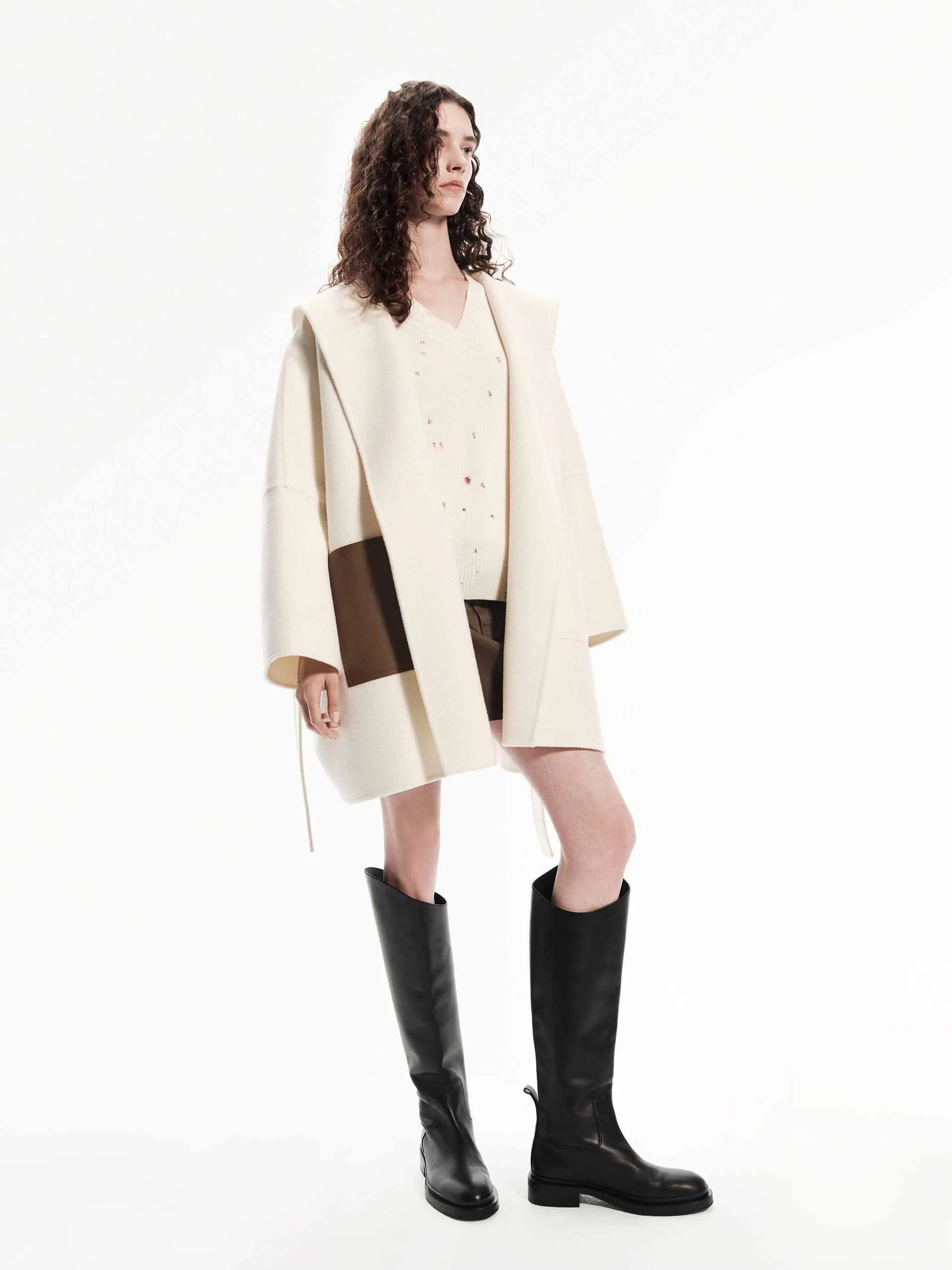 Double Sided Hooded Coat