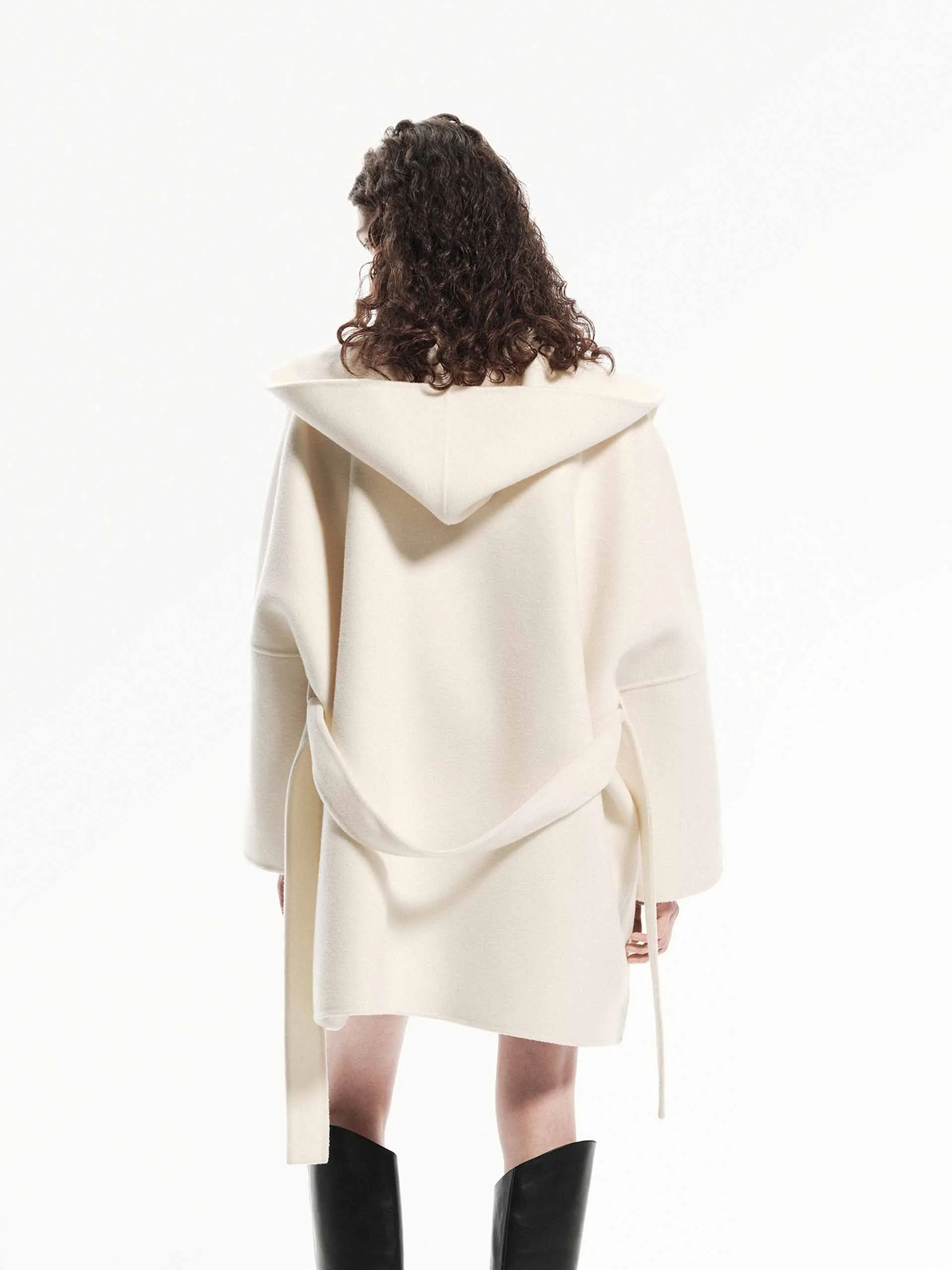 Double Sided Hooded Coat