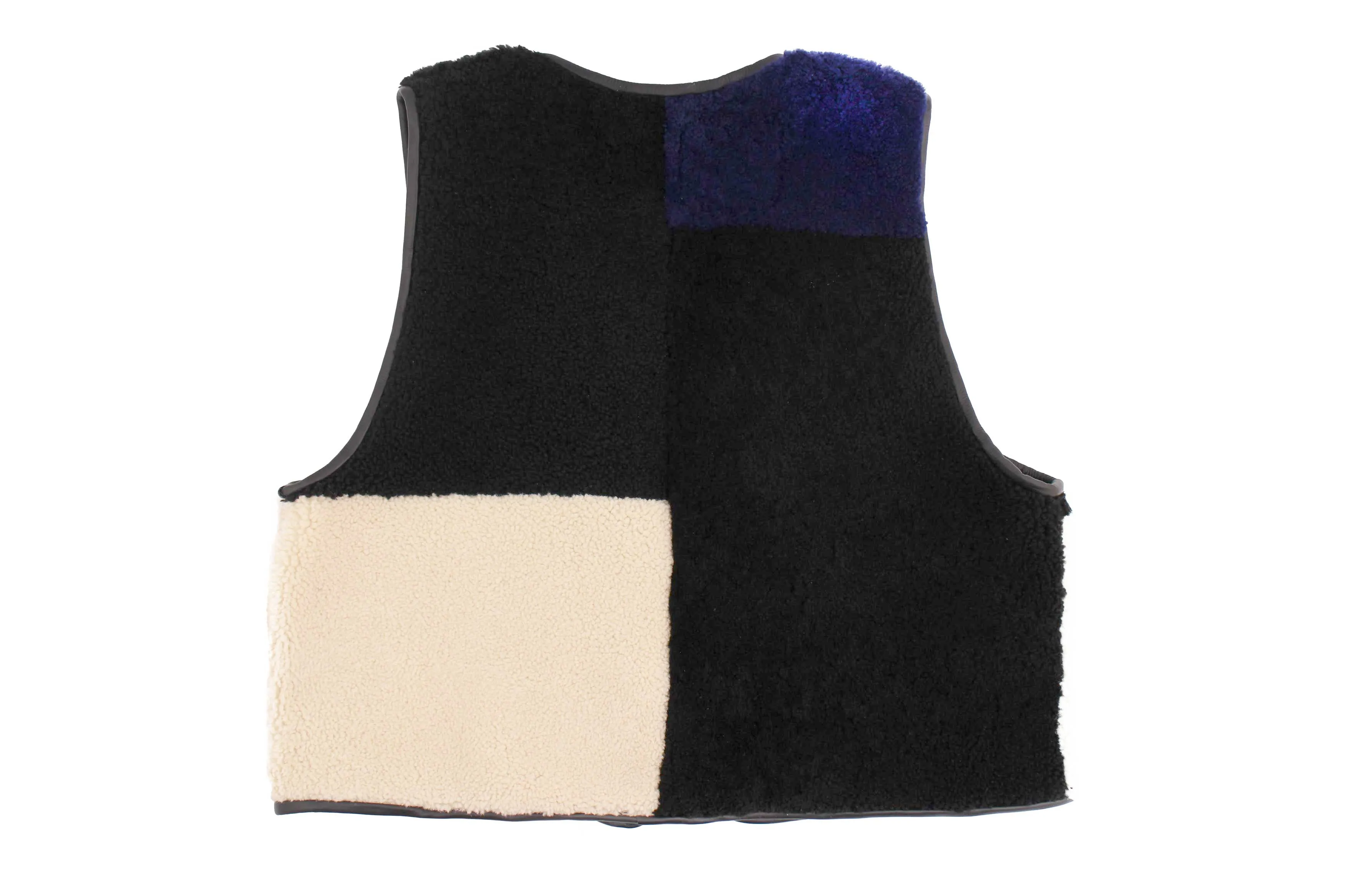 Gilet Vest PATCHWORK   Ink