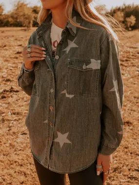 Grey Stone Washed Shirt or Shacket