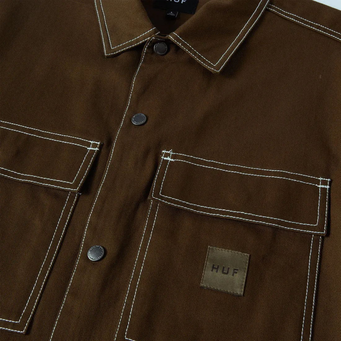 HUF Mason Shacket - Espresso