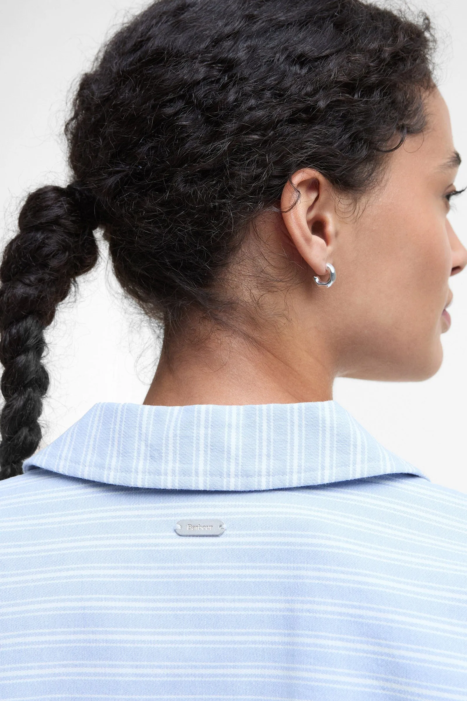 June Overshirt - Chambray Stripe