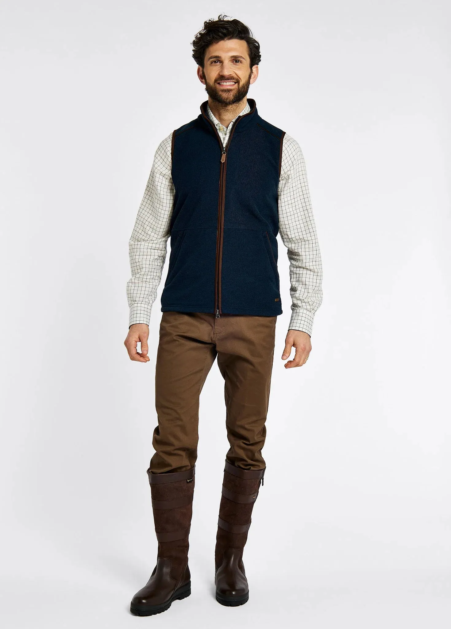 Lifford Fleece Gilet, marineblå