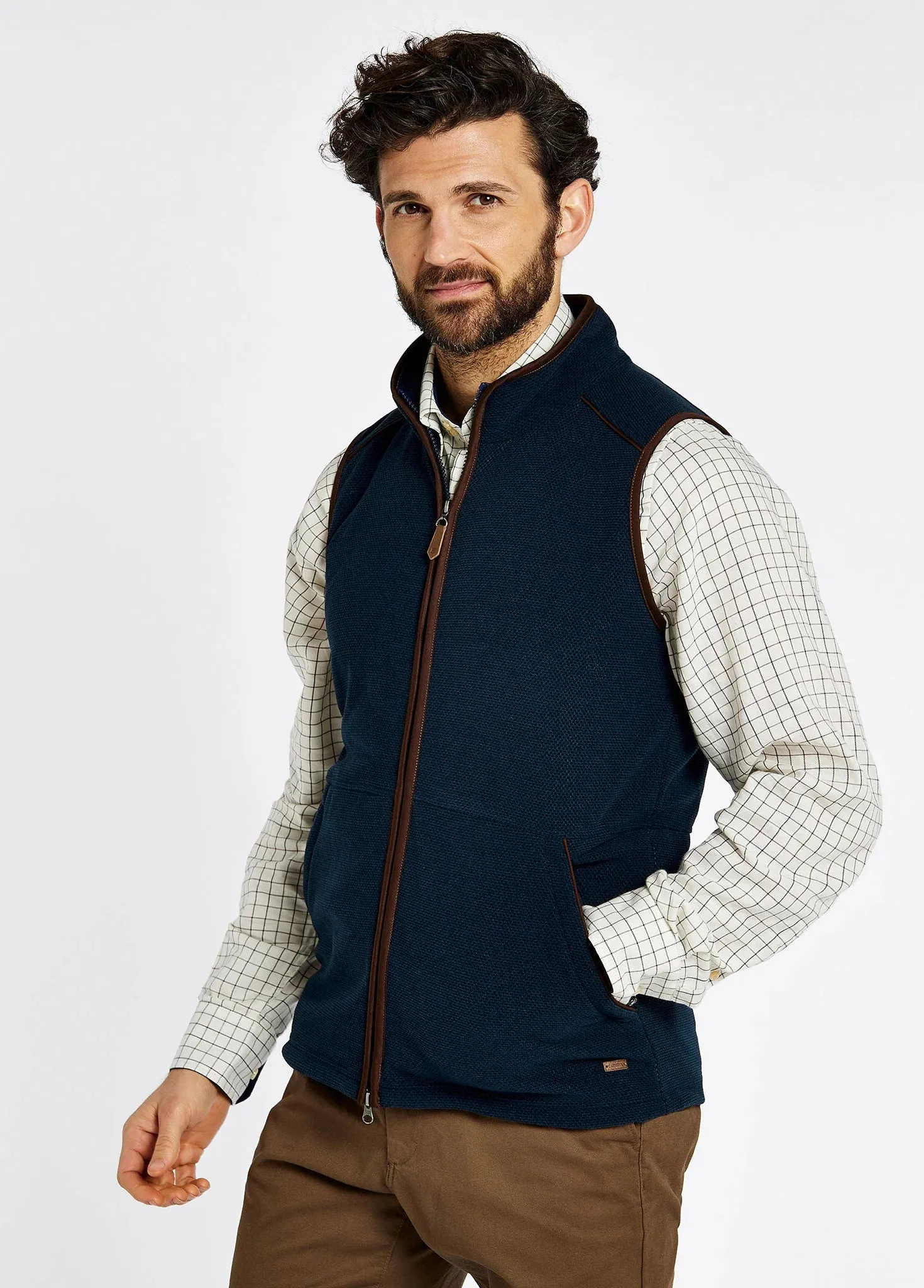 Lifford Fleece Gilet, marineblå