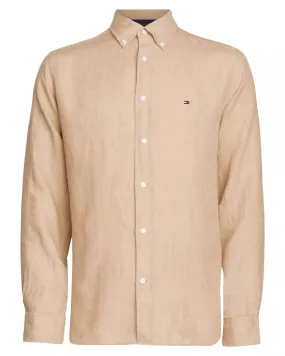 linskjorte pigment dyed li solid rf shirt