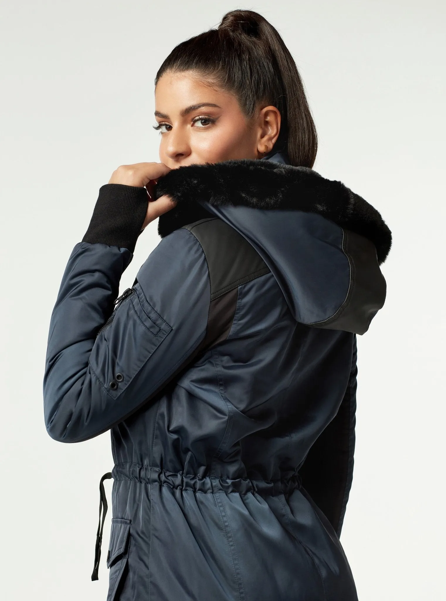 Locust Coat Navy - FINAL SALE