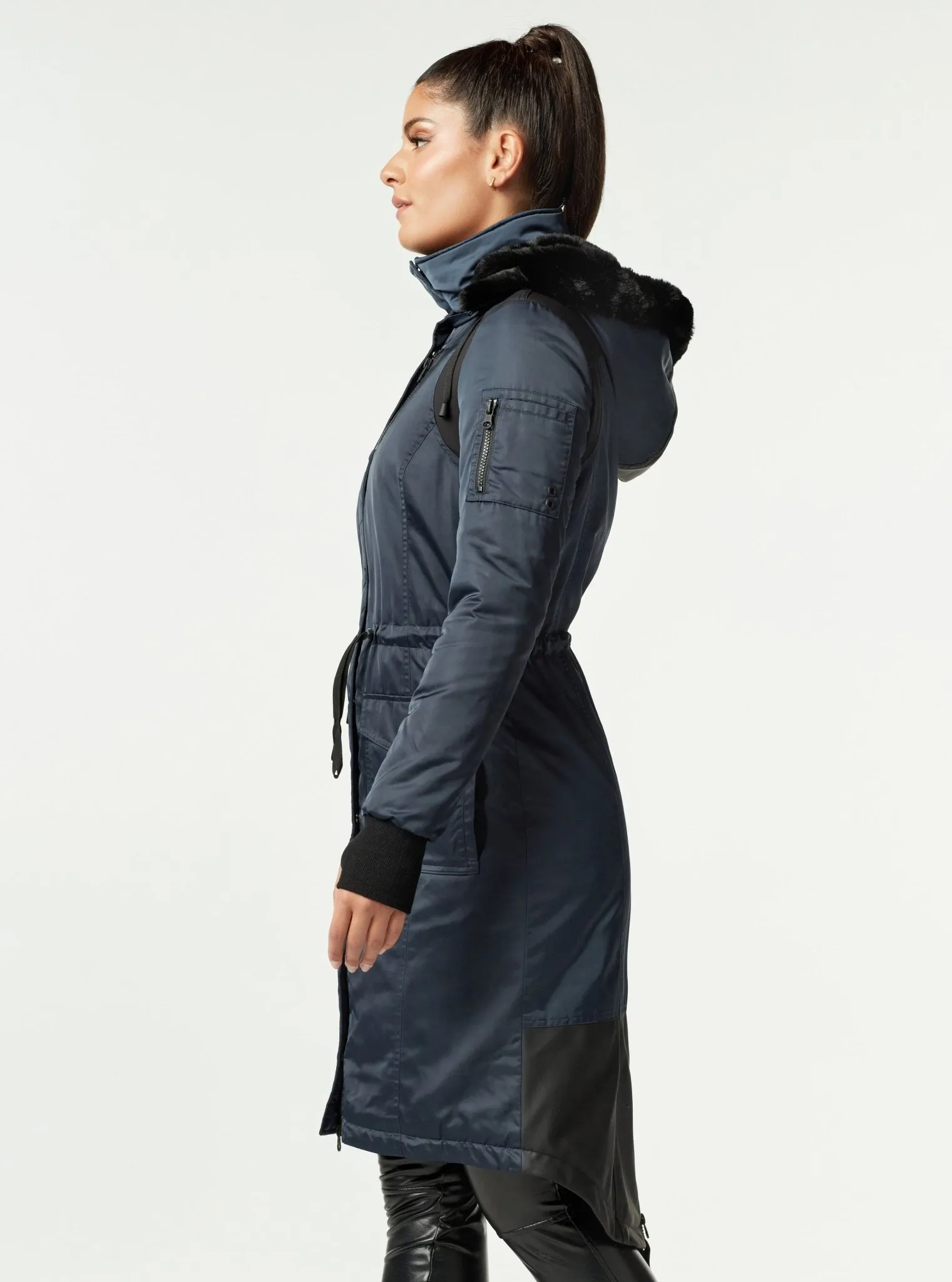 Locust Coat Navy - FINAL SALE