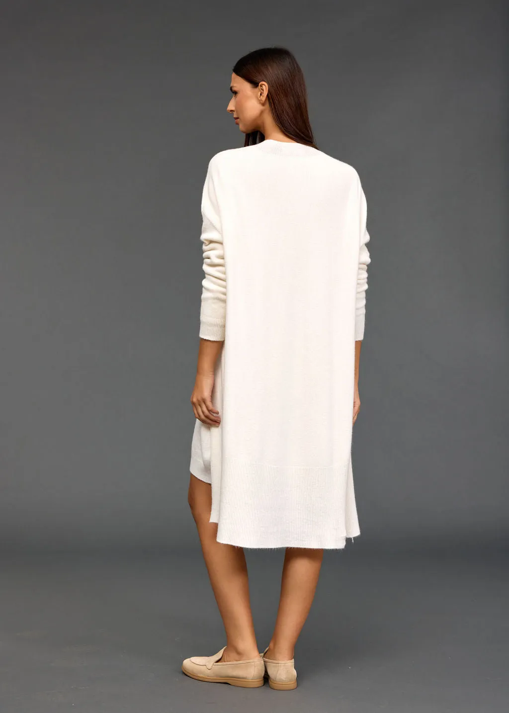 Long gilet en maille Tessie