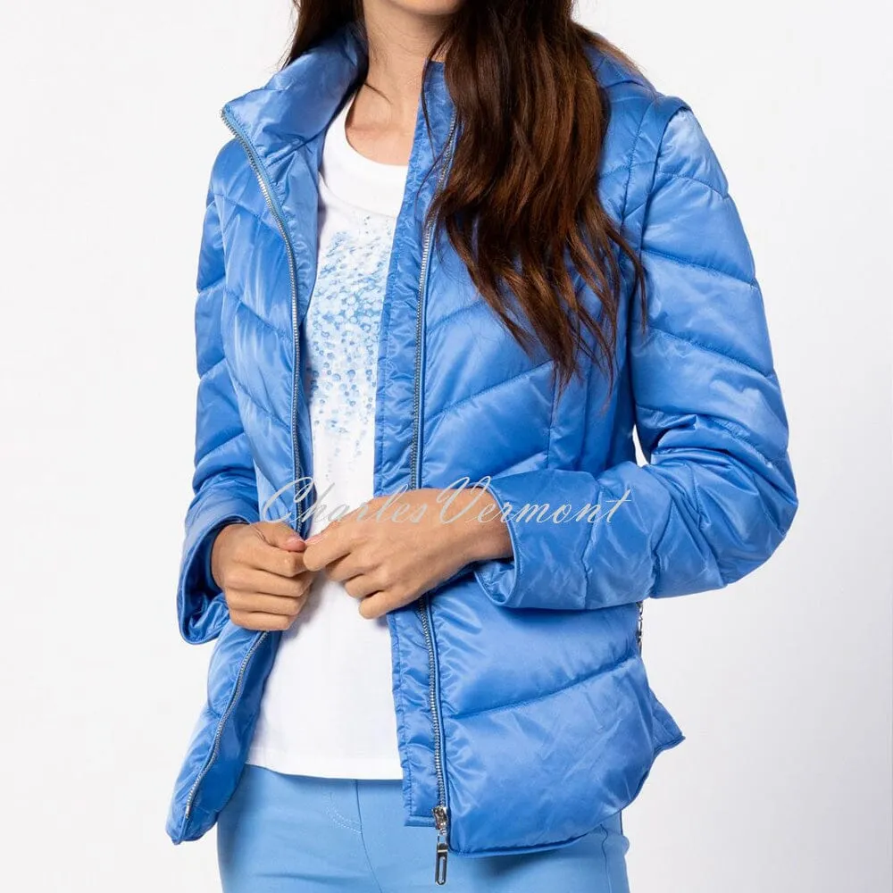 Marble Gilet/Jacket (Detachable Sleeves & Hood) – Style 6136-190 (Azure Blue)