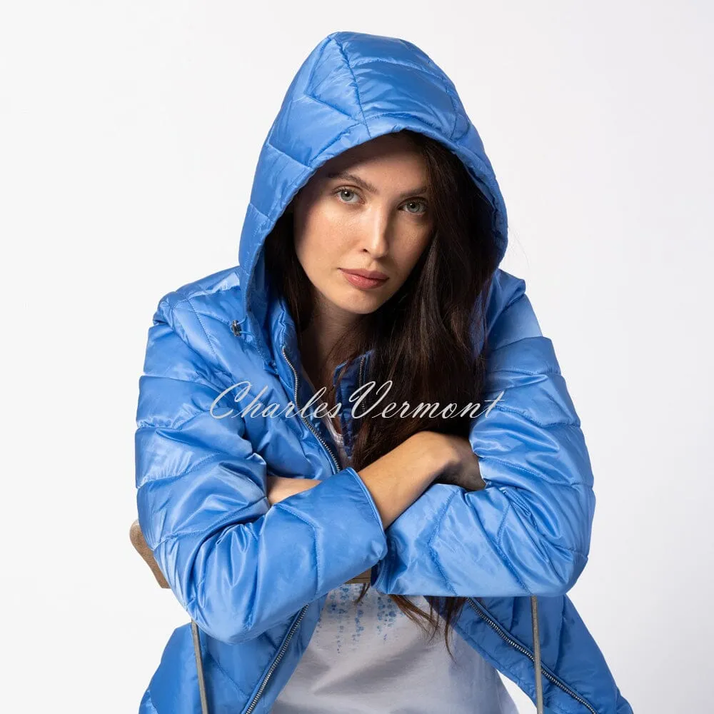 Marble Gilet/Jacket (Detachable Sleeves & Hood) – Style 6136-190 (Azure Blue)