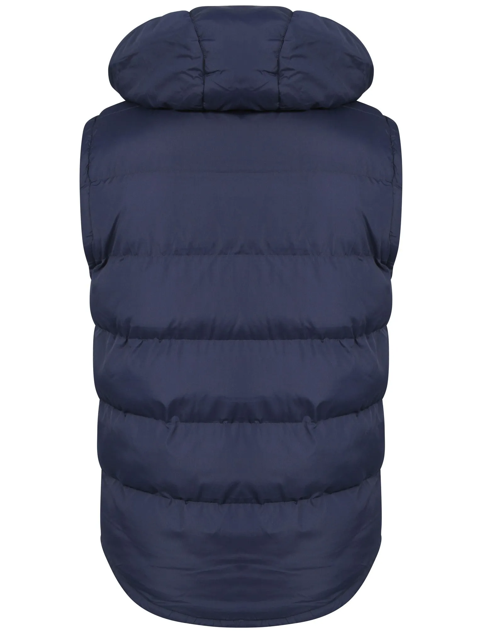 McCrooke Flannel Lined Quilted Gilet in Midnight Blue - Tokyo Laundry