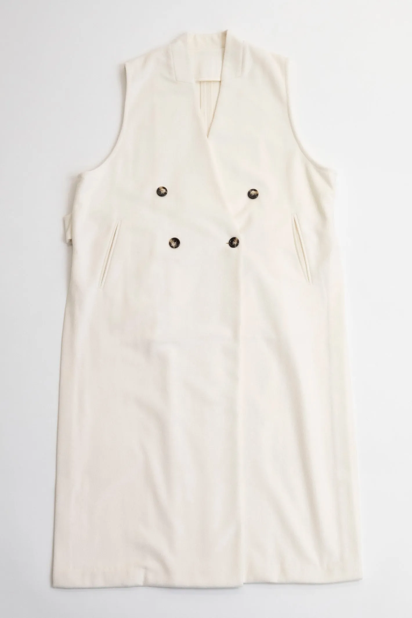 melton long gilet　