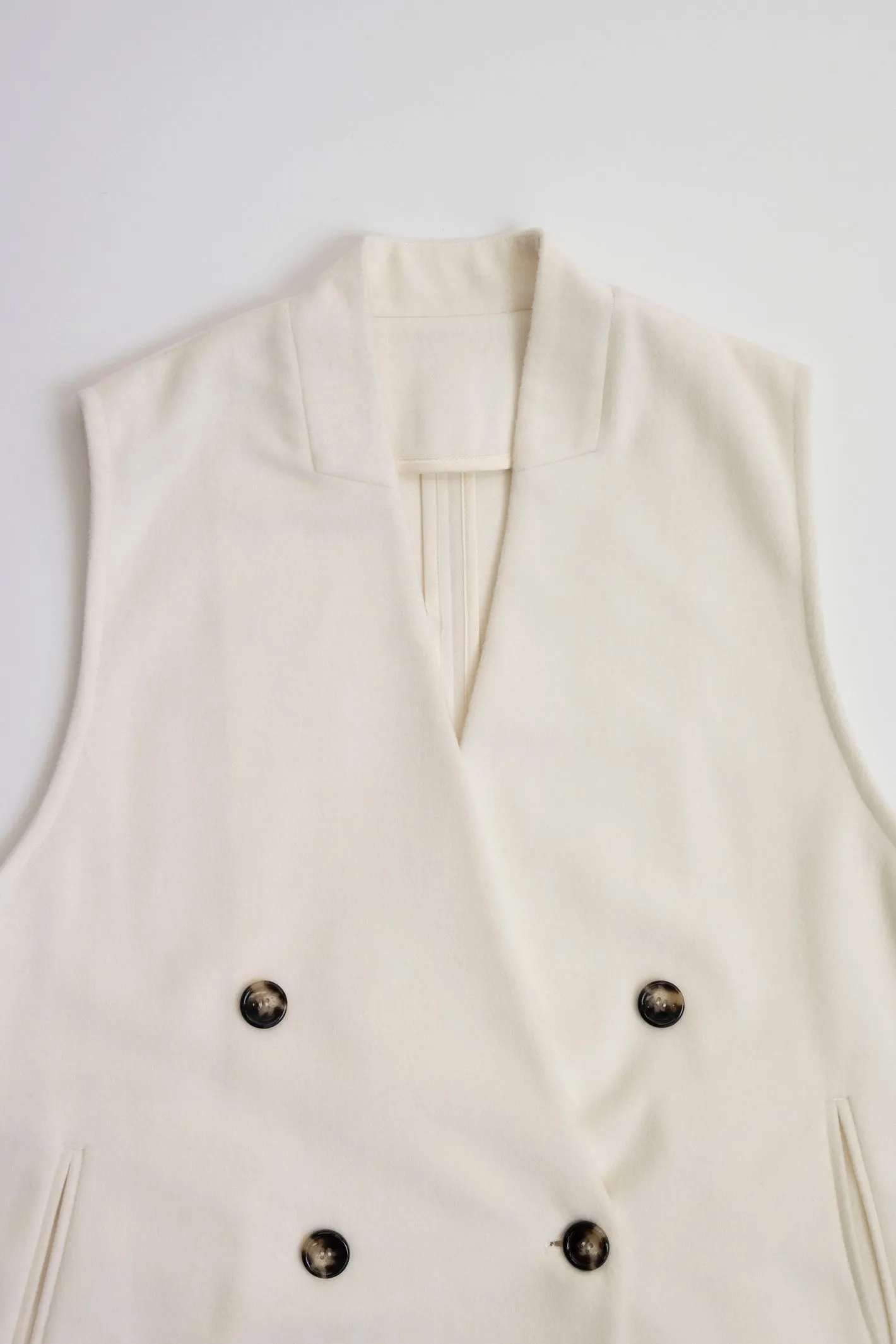 melton long gilet　