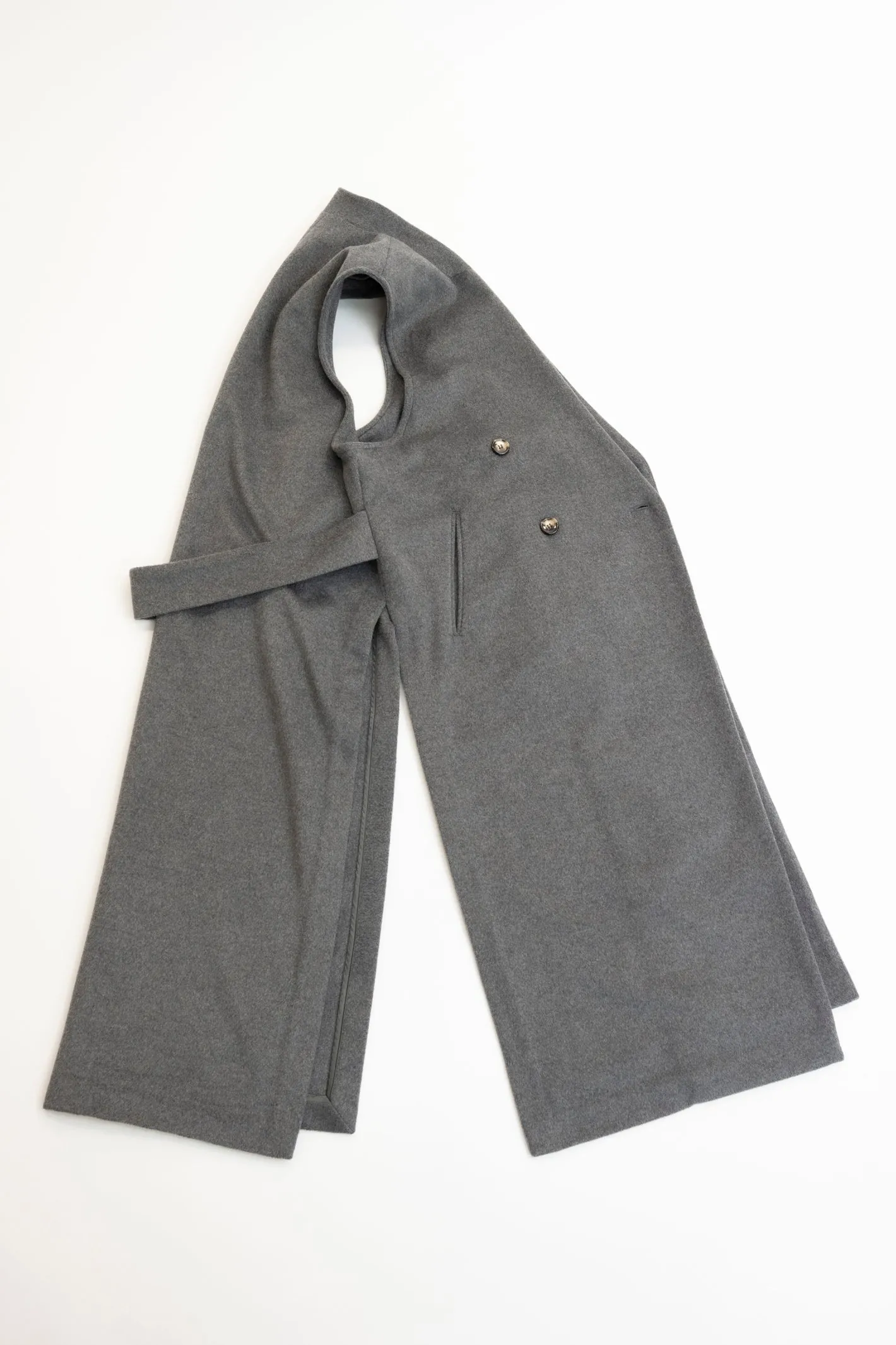 melton long gilet　