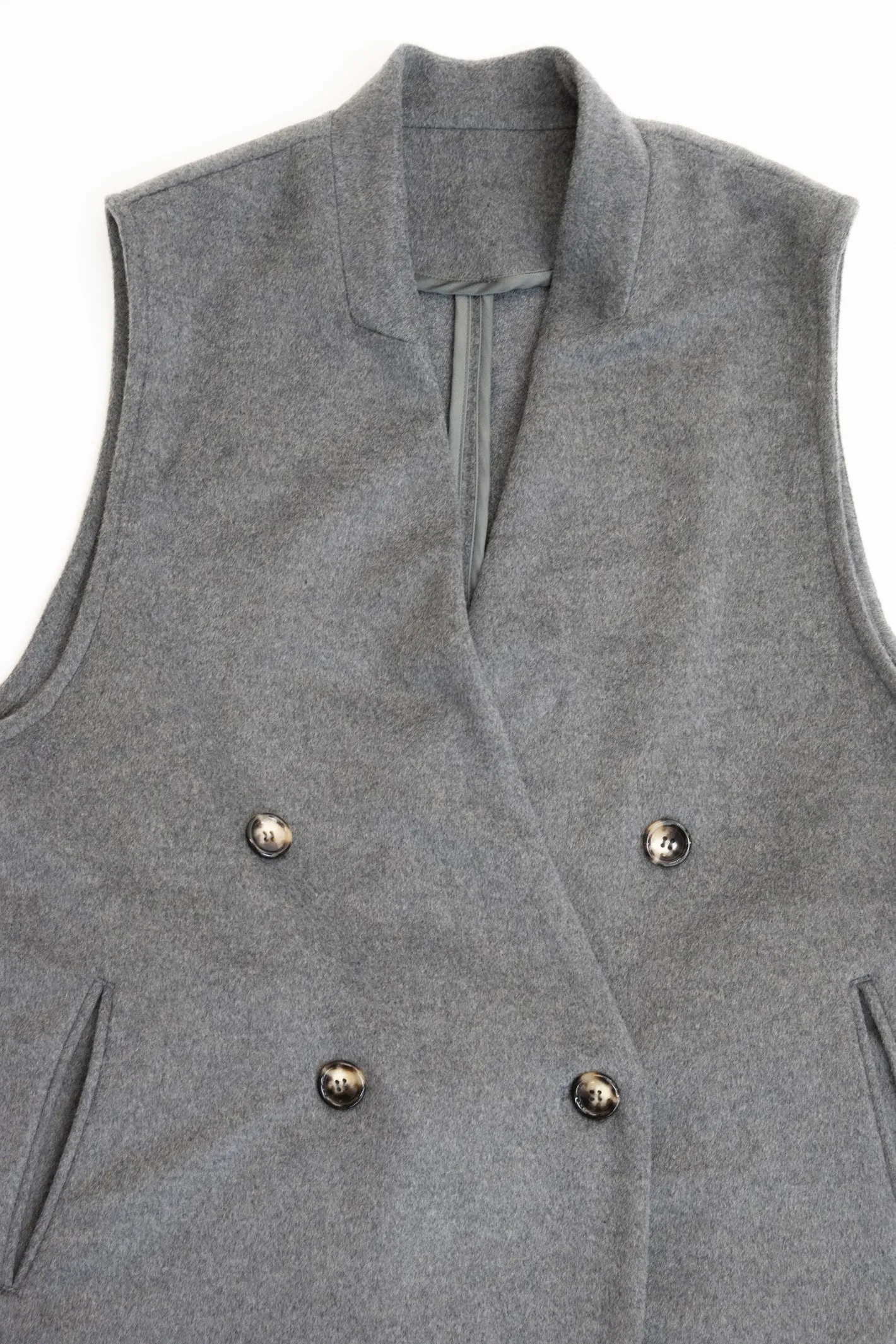 melton long gilet　