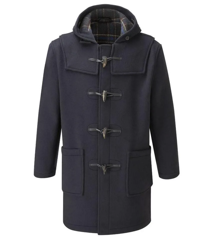 Men's Classic Fit Duffle Coat - Navy