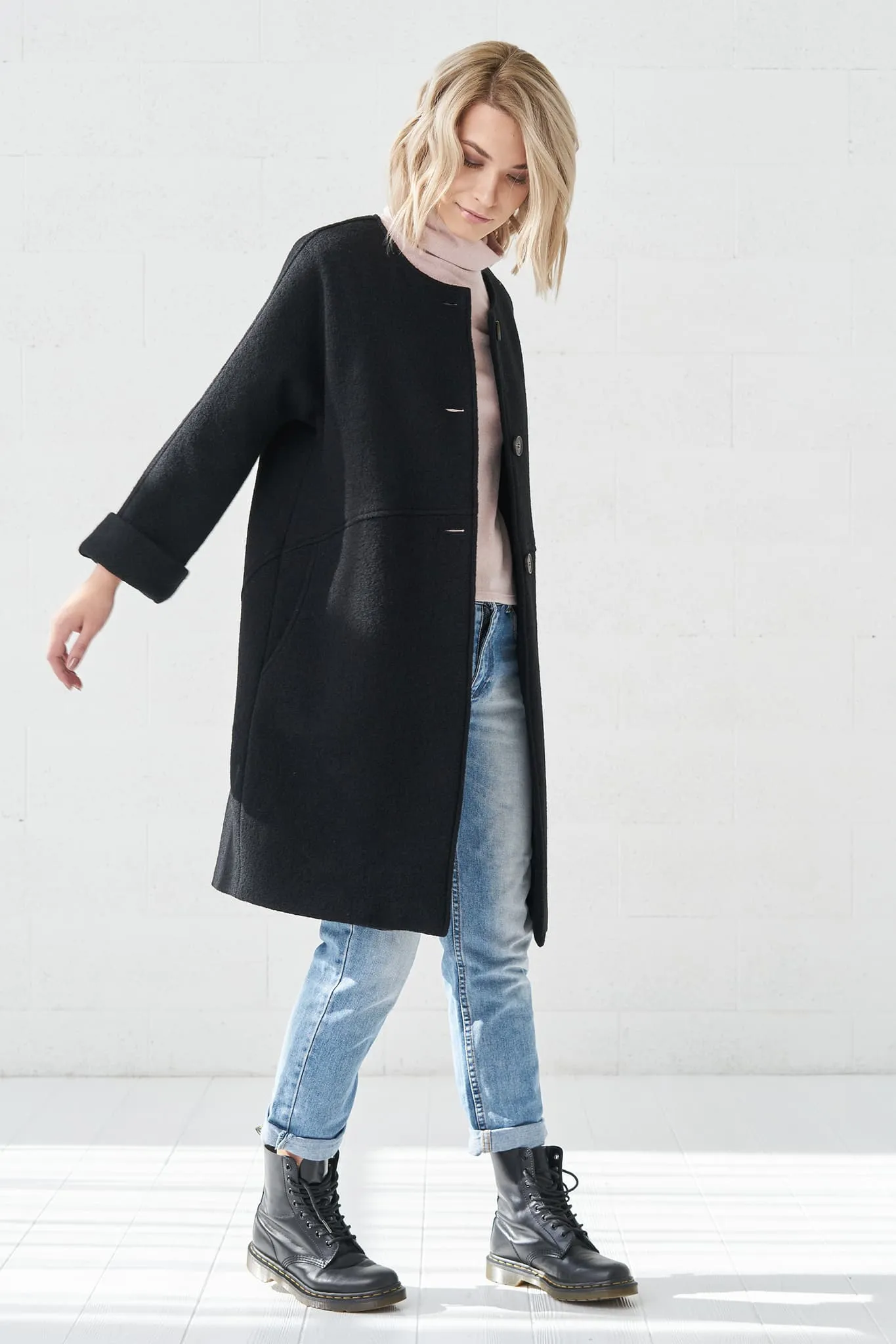 Modern wool coat Ernestina