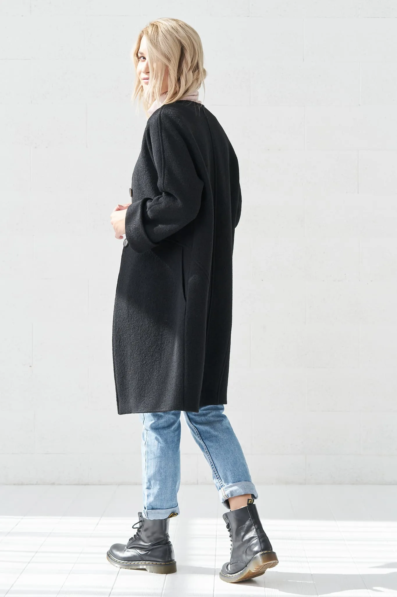 Modern wool coat Ernestina