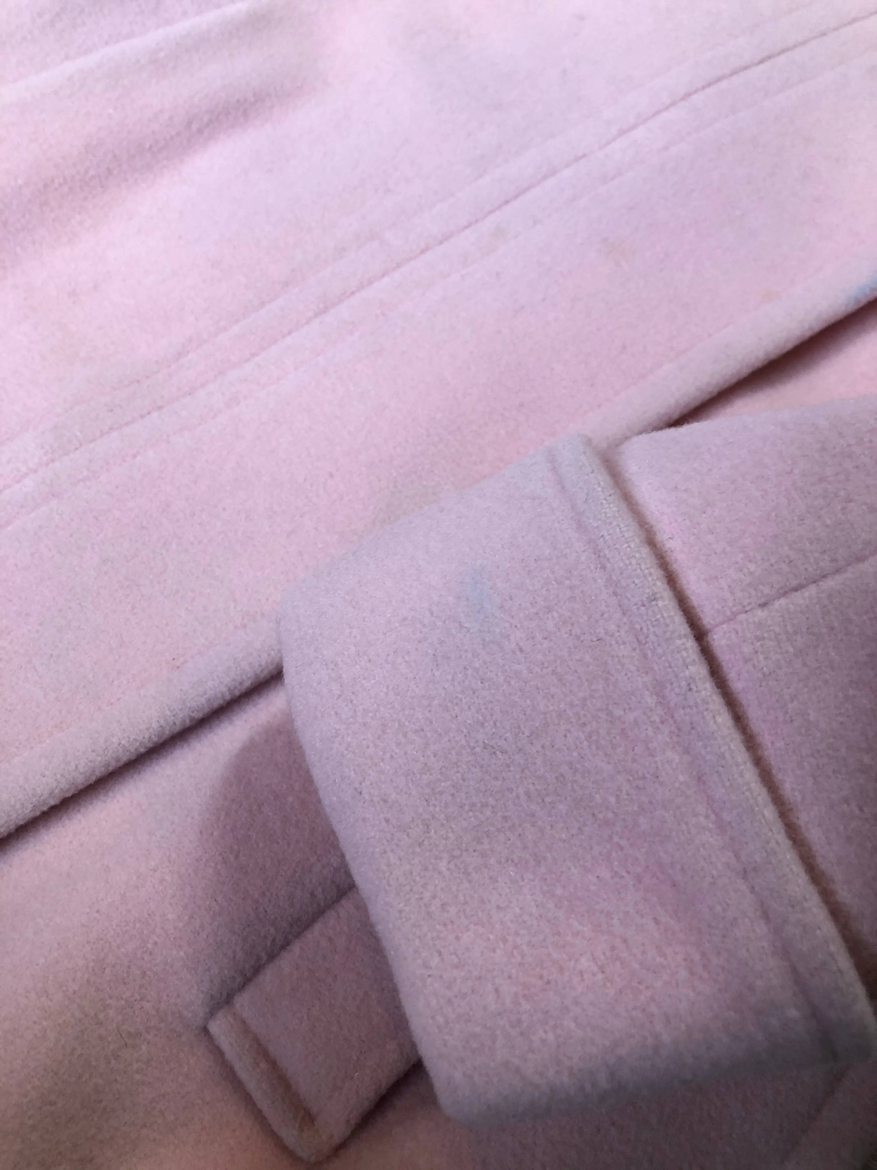 Novelti Pink Wool Coat, SOLD