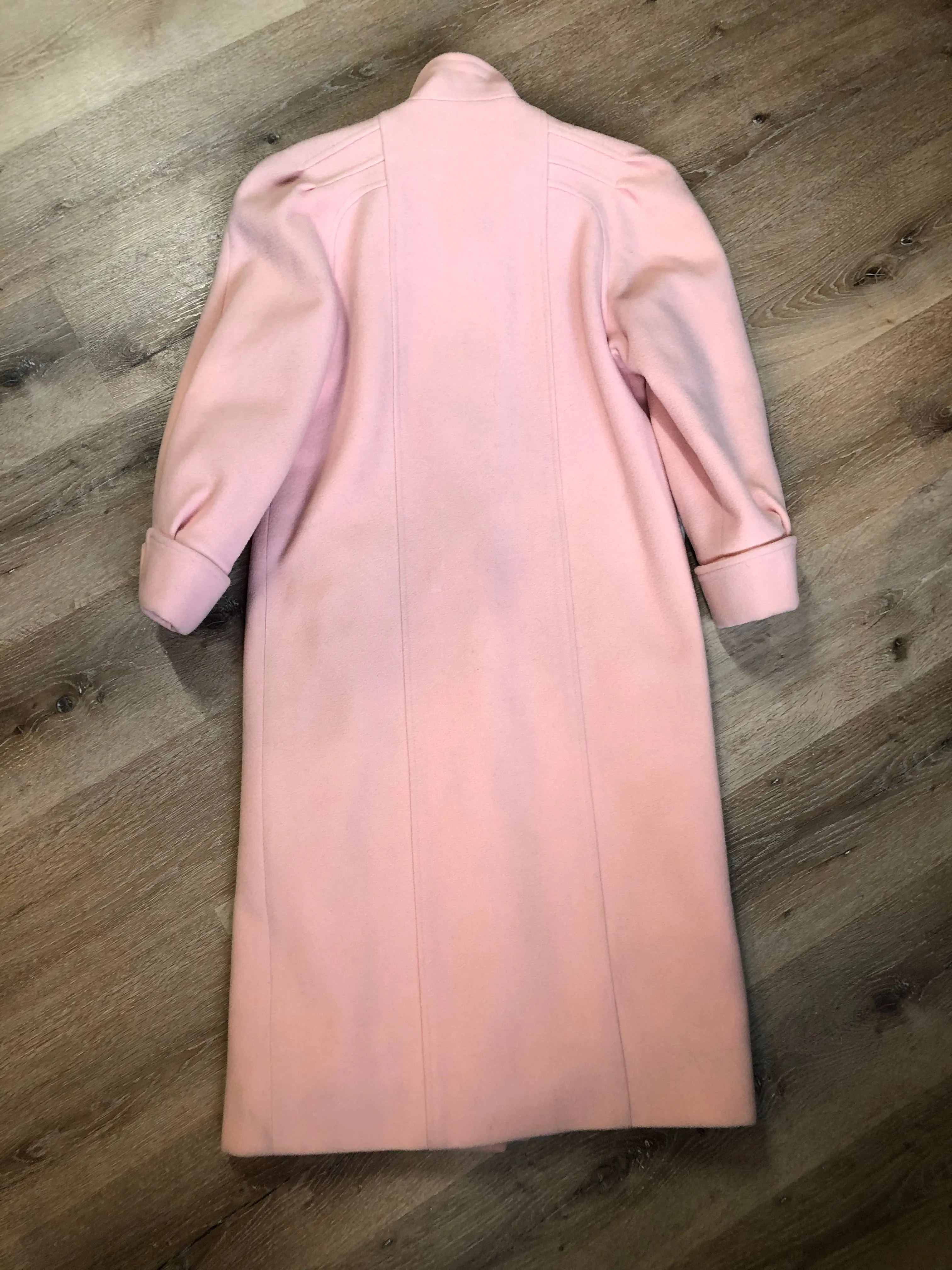Novelti Pink Wool Coat, SOLD
