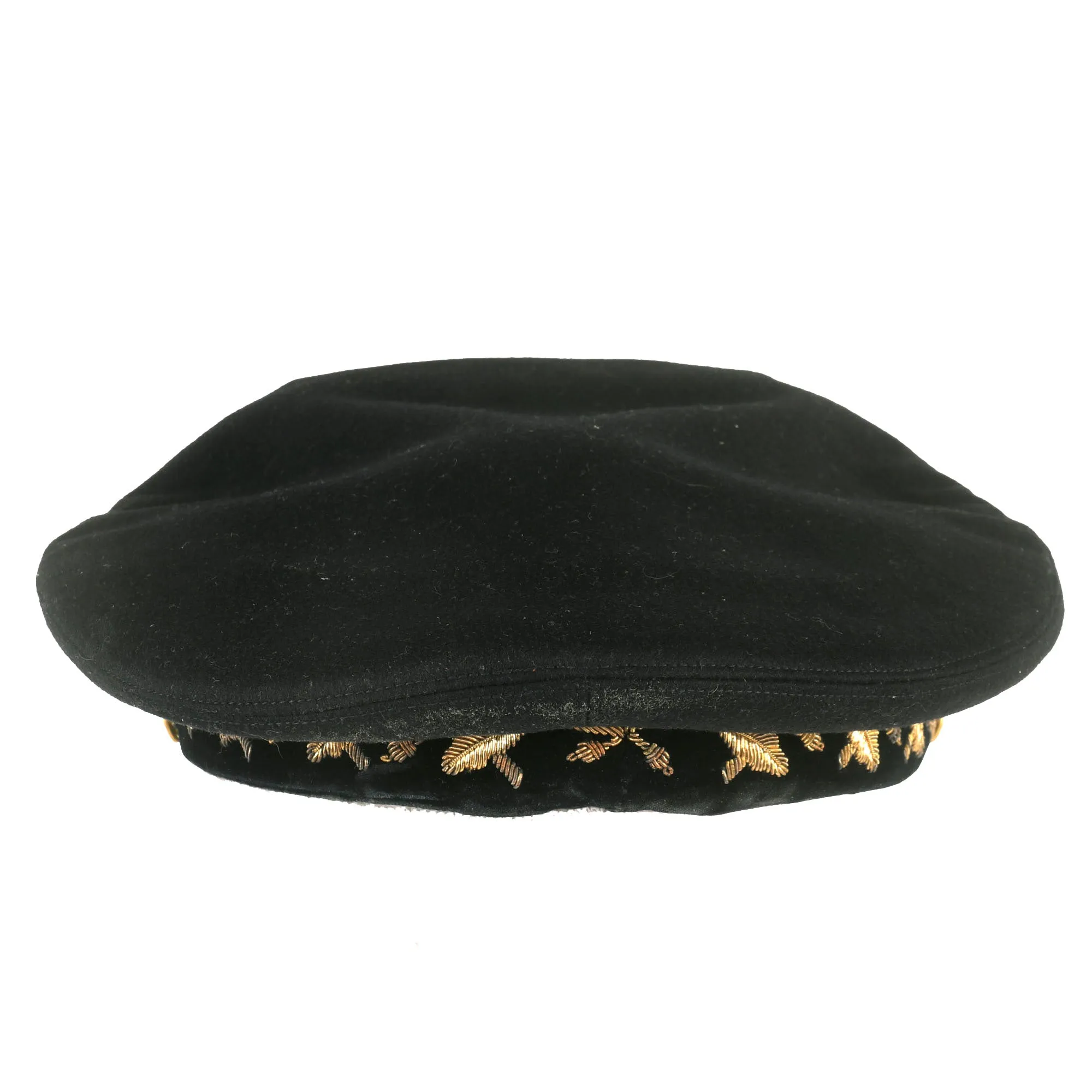 Original U.S. 1950s Early Cold War Era General Officer’s Dress Blue Uniform Peaked Visor Cap - Size 7 ¼