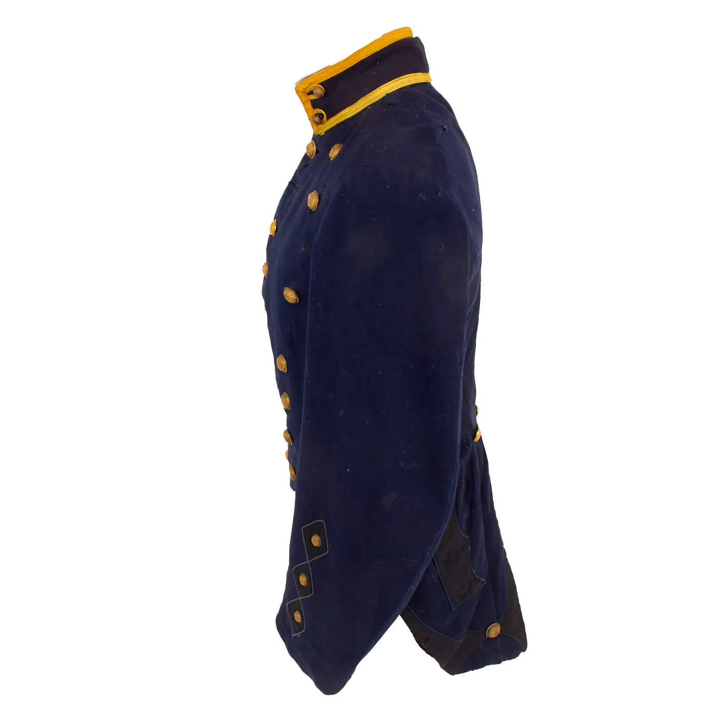 Original U.S. Immediate Post-Civil War Era New York State Cavalry Shell Jacket Converted To Tailcoat