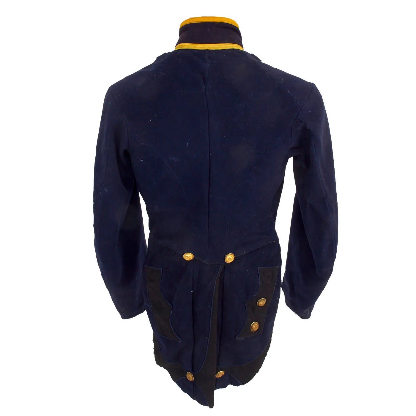 Original U.S. Immediate Post-Civil War Era New York State Cavalry Shell Jacket Converted To Tailcoat