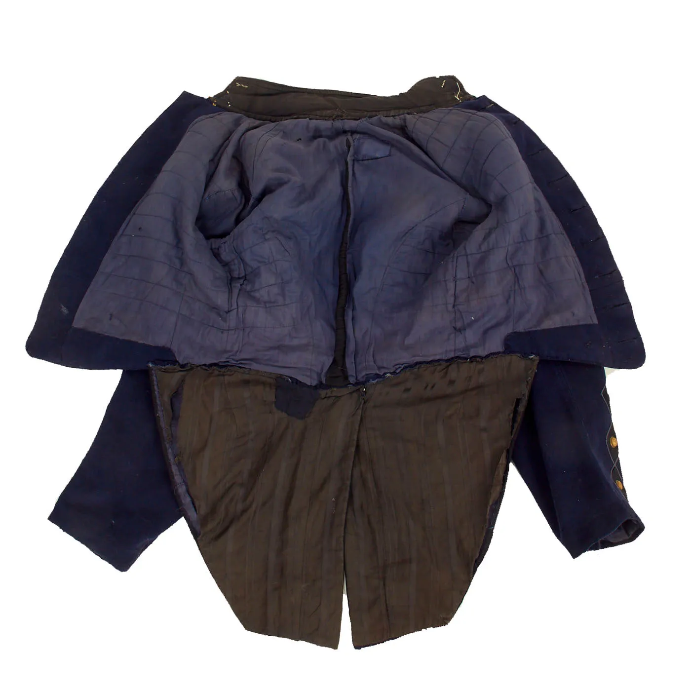 Original U.S. Immediate Post-Civil War Era New York State Cavalry Shell Jacket Converted To Tailcoat
