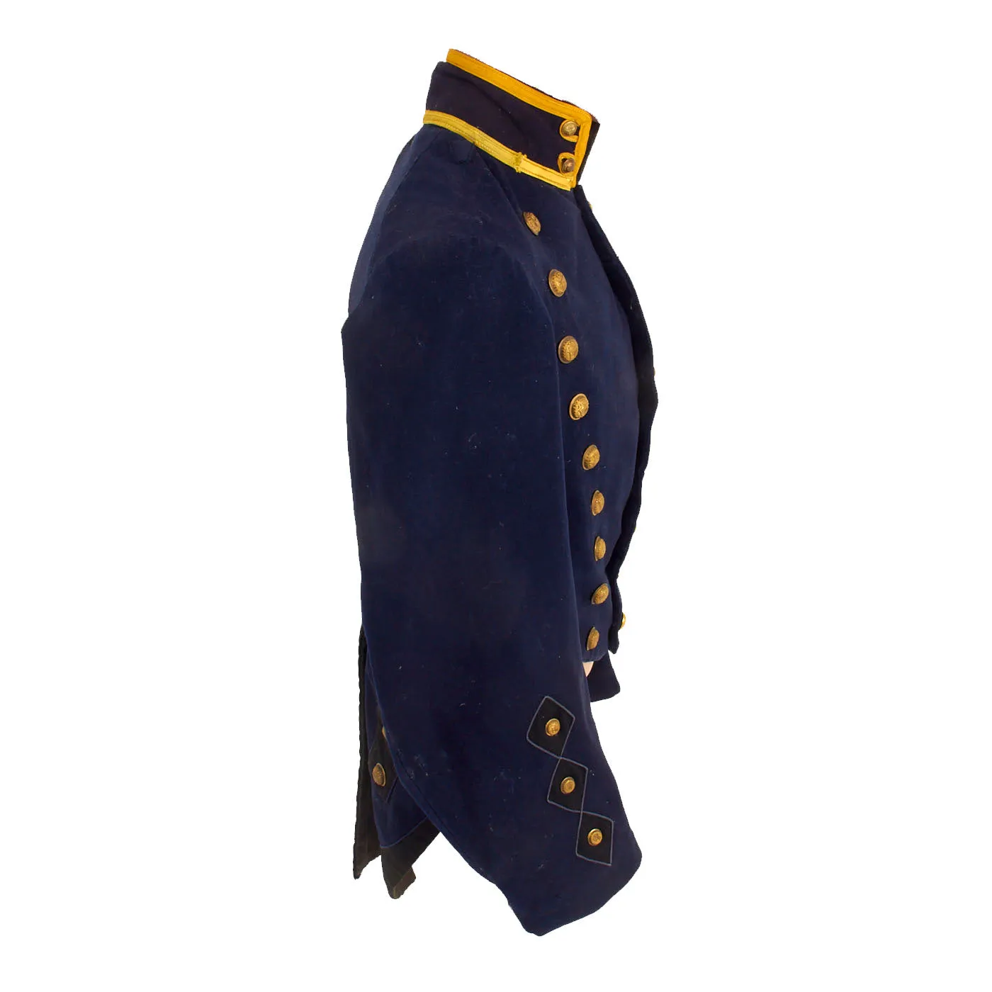 Original U.S. Immediate Post-Civil War Era New York State Cavalry Shell Jacket Converted To Tailcoat
