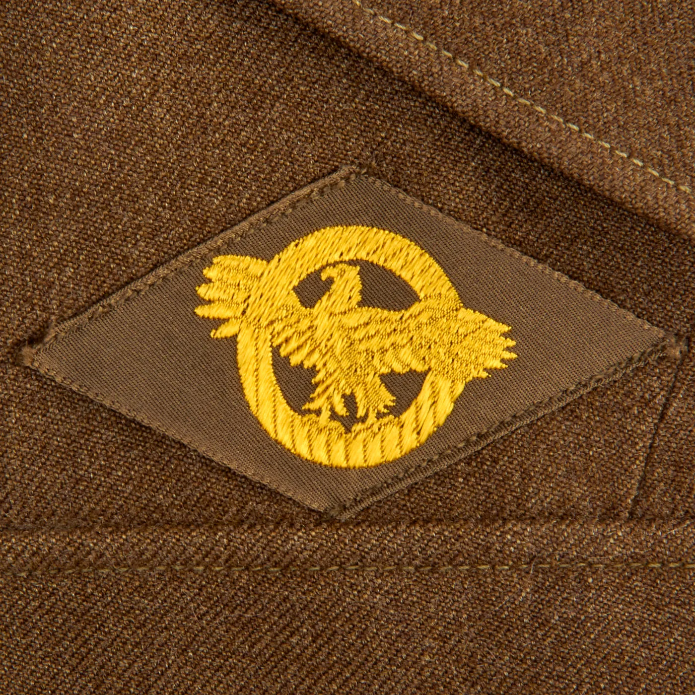 Original U.S. WWII Named 82nd Airborne Uniform Grouping Featuring Custom Camouflage Parachute Silk Lined Overseas Cap - With Documents