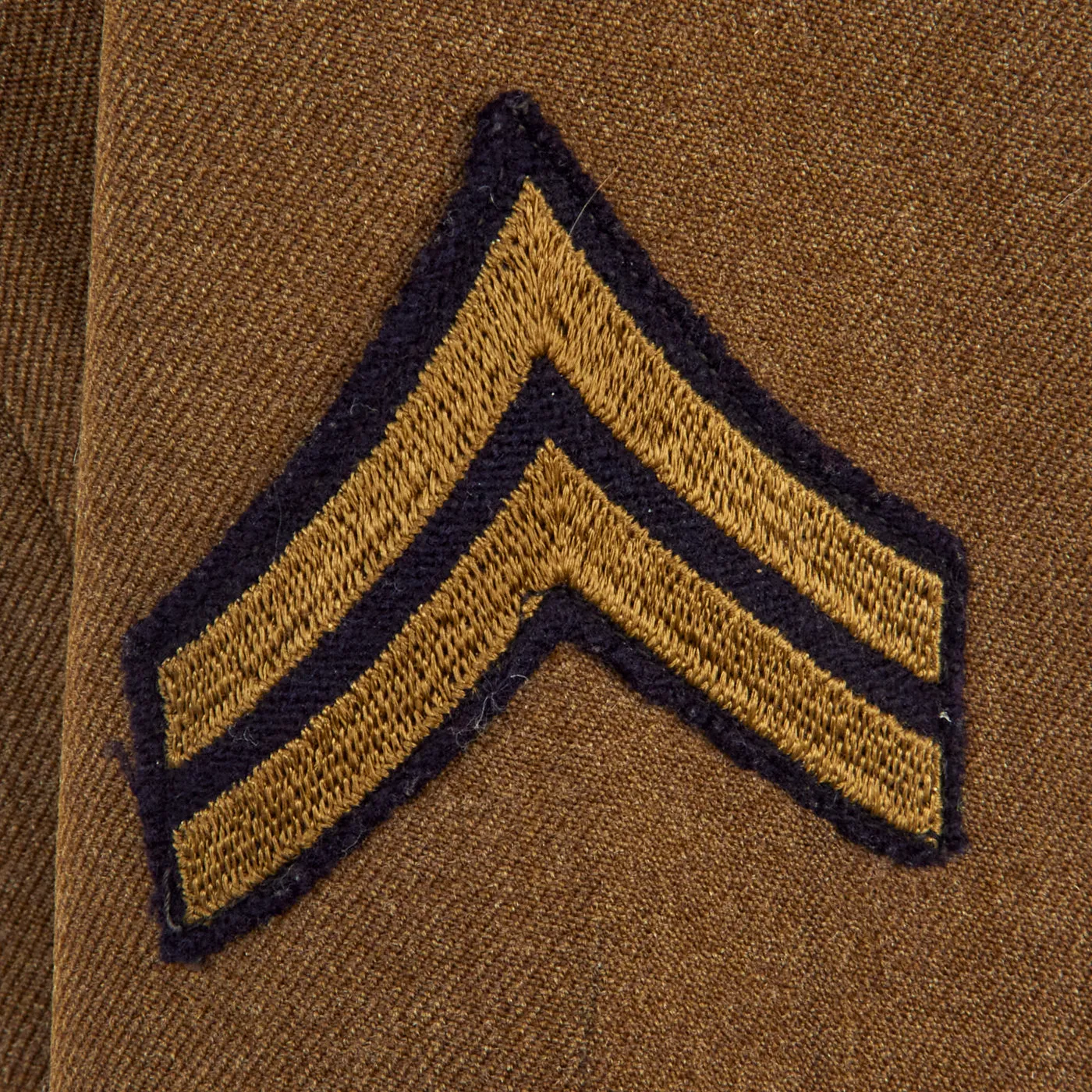 Original U.S. WWII Named 82nd Airborne Uniform Grouping Featuring Custom Camouflage Parachute Silk Lined Overseas Cap - With Documents