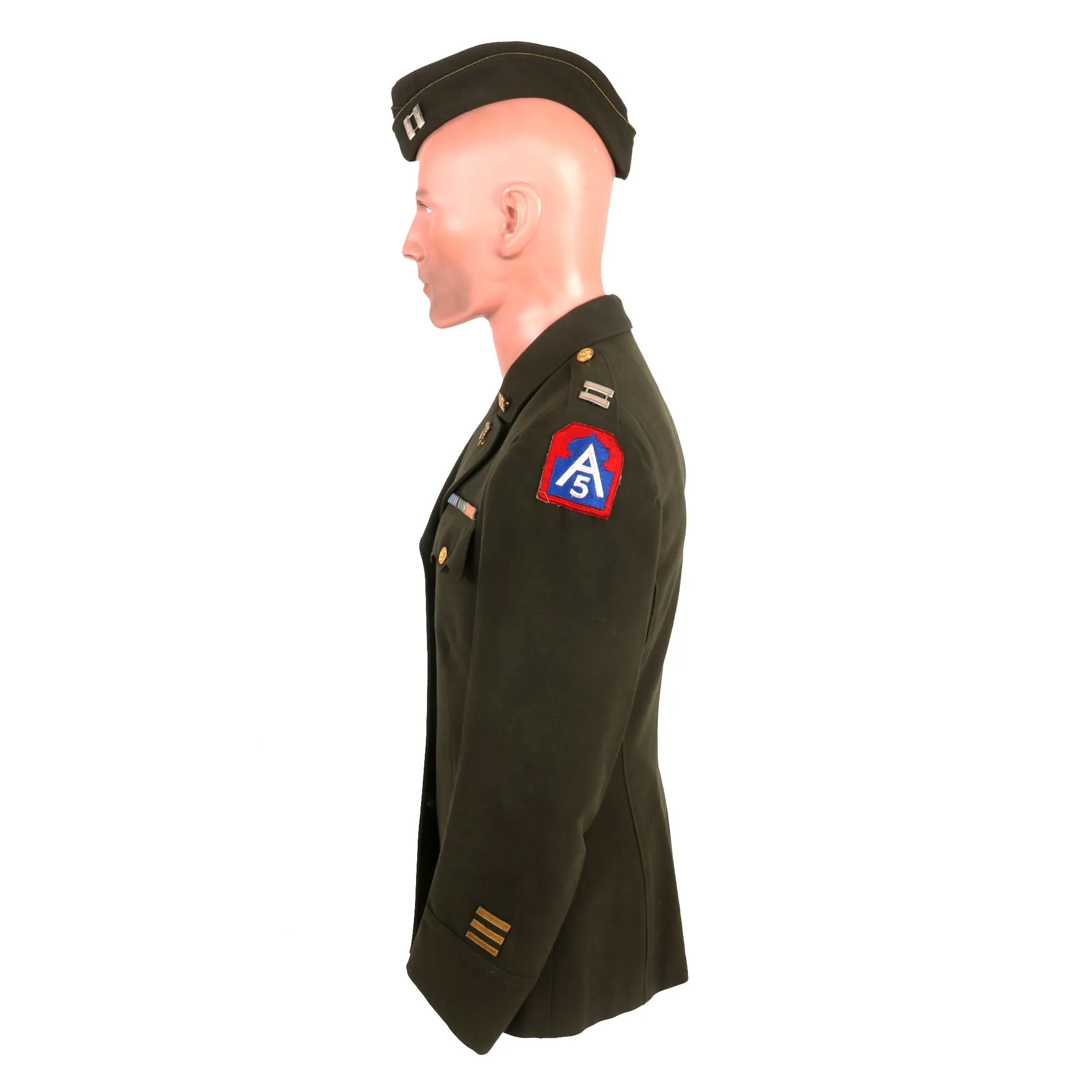 Original U.S. WWII US Army 5th Army Nurse Corps Officer’s Winter Service Class A Uniform Set