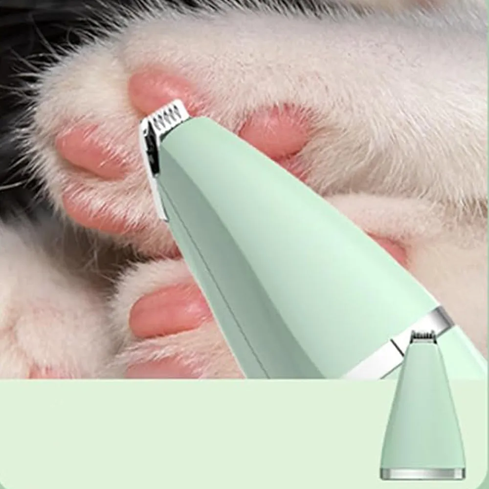 Pet Grooming Kit Cat Dog Clippers Pet Hair Trimmer Electric Shaver Green