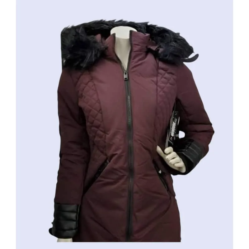 Point Zero Women's Long Quilted Hooded Parka