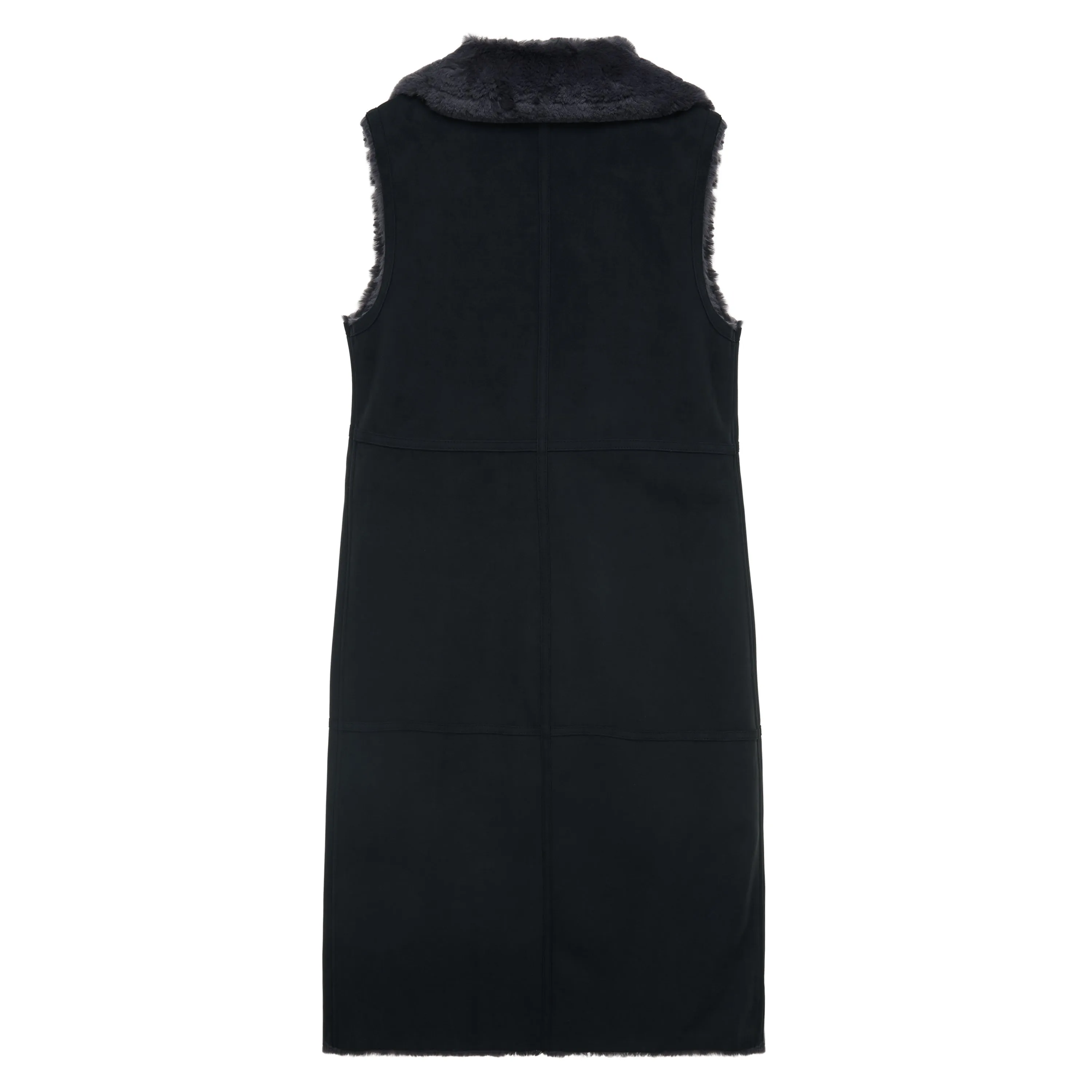 [REFURB] FAUX FUR LOMPER LONG VEST