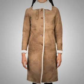 Shearling Fur Leather Coat