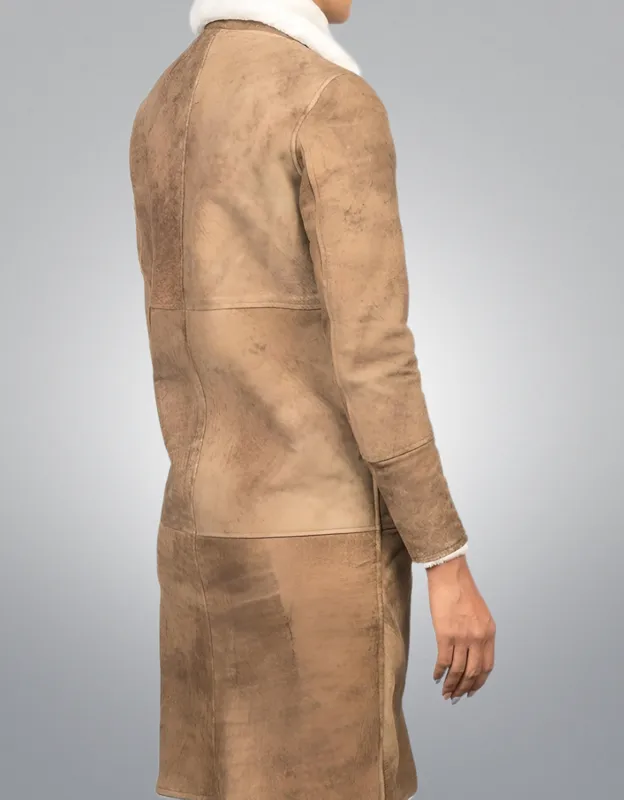 Shearling Fur Leather Coat