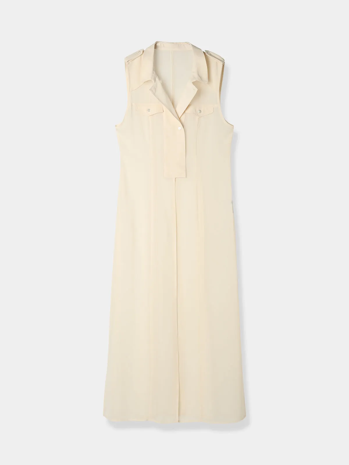 Sheer trench Long gilet