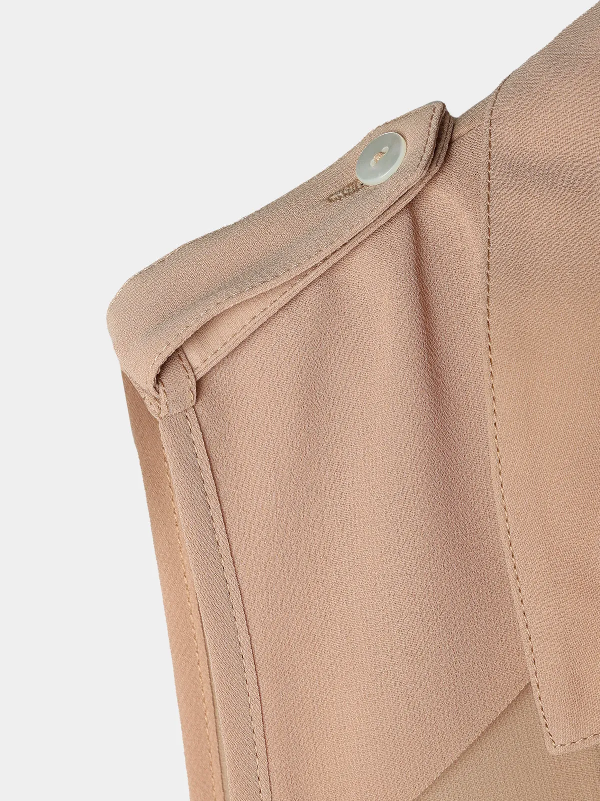 Sheer trench Long gilet