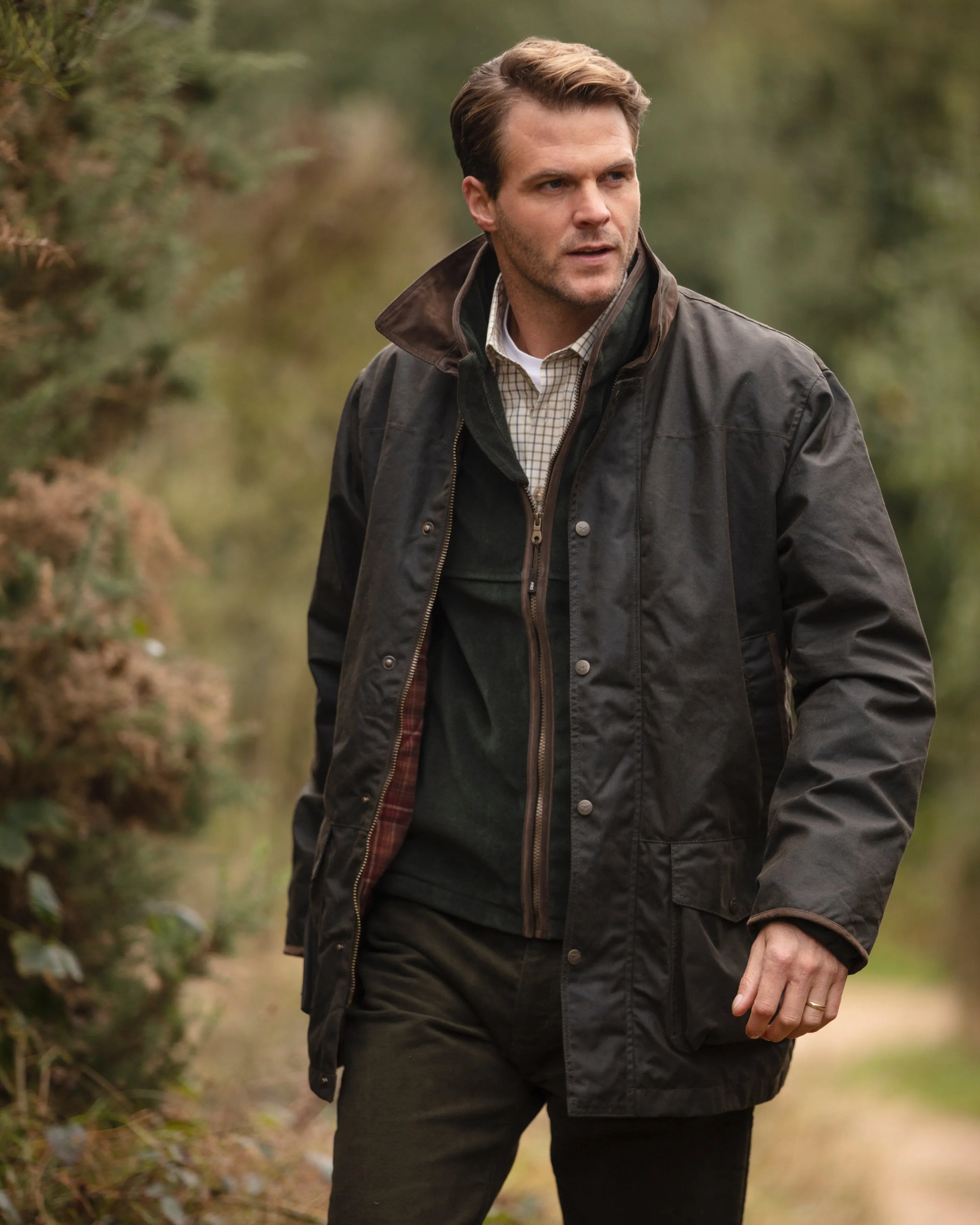 Stenton Grøn Fleece Gilet vest